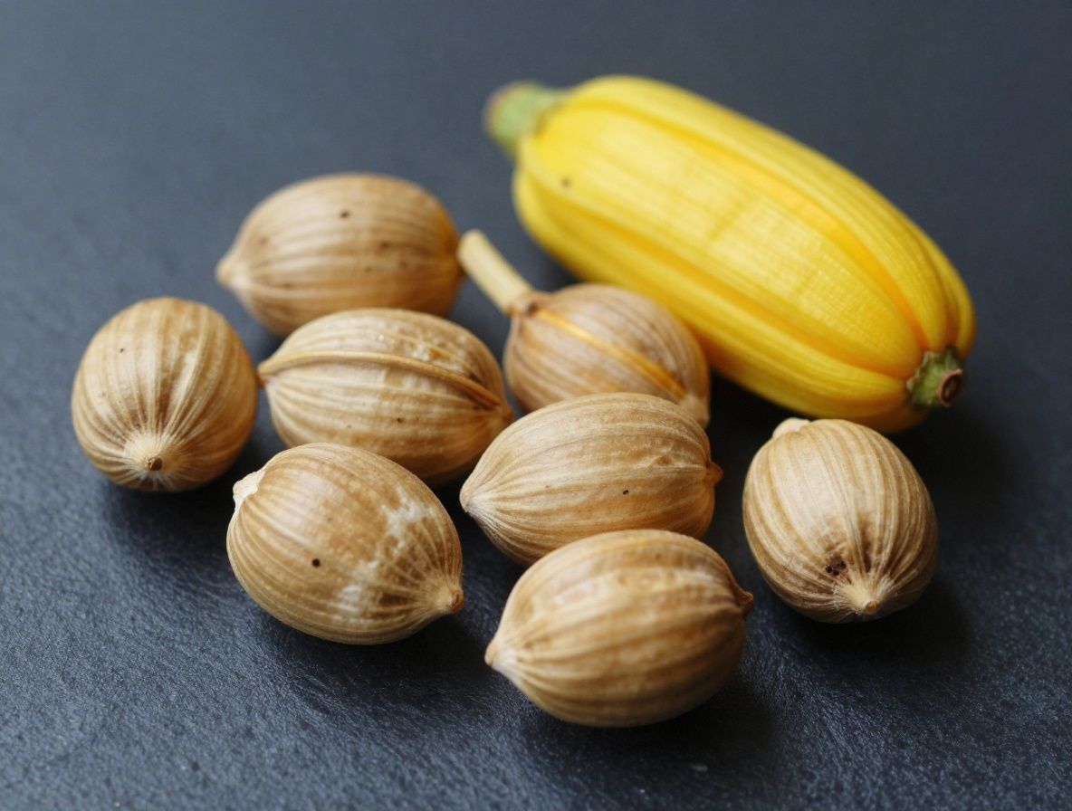 Nahaufnahme von Kürbiskernen und Sonnenblumenkernen auf einer dunklen Schieferoberfläche – natürliche Zinkquellen in der Ernährung